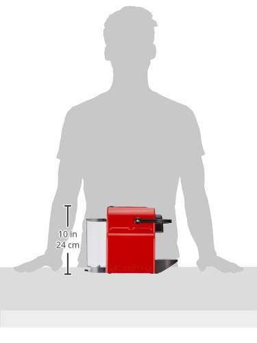 Cafyrex Inissia 0,7 L – Cafetière à Capsules Rouge Rubis