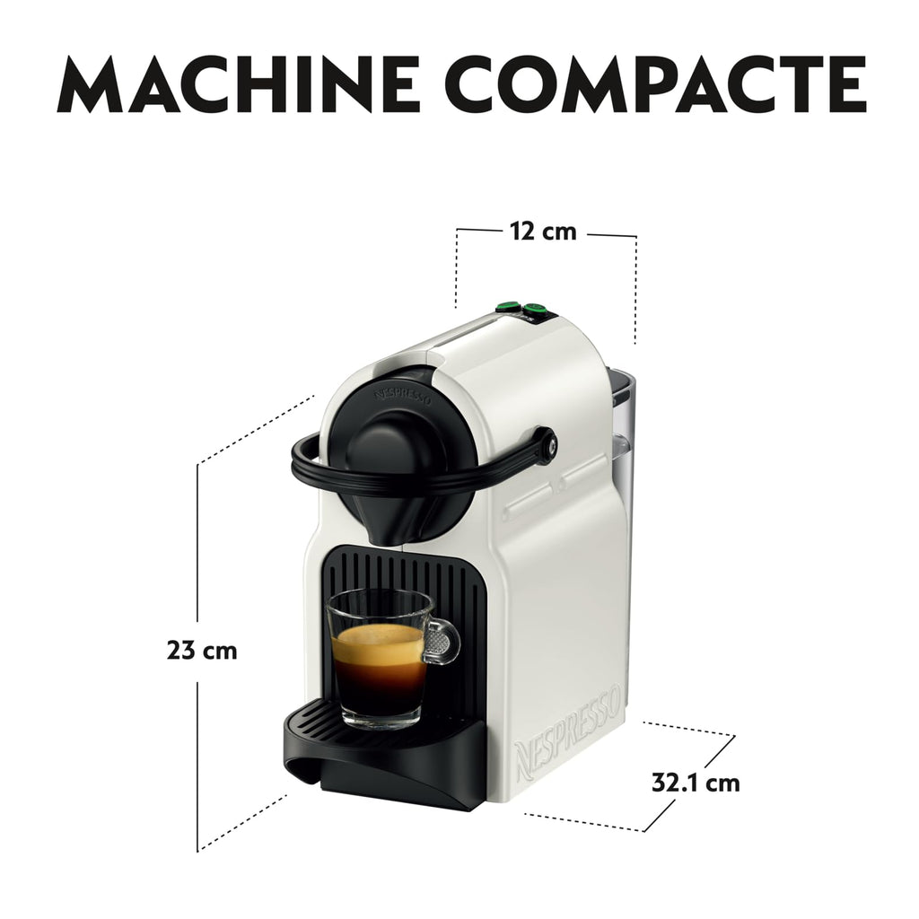 Cafyrex Inissia Blanche – Cafetière Espresso à Capsules