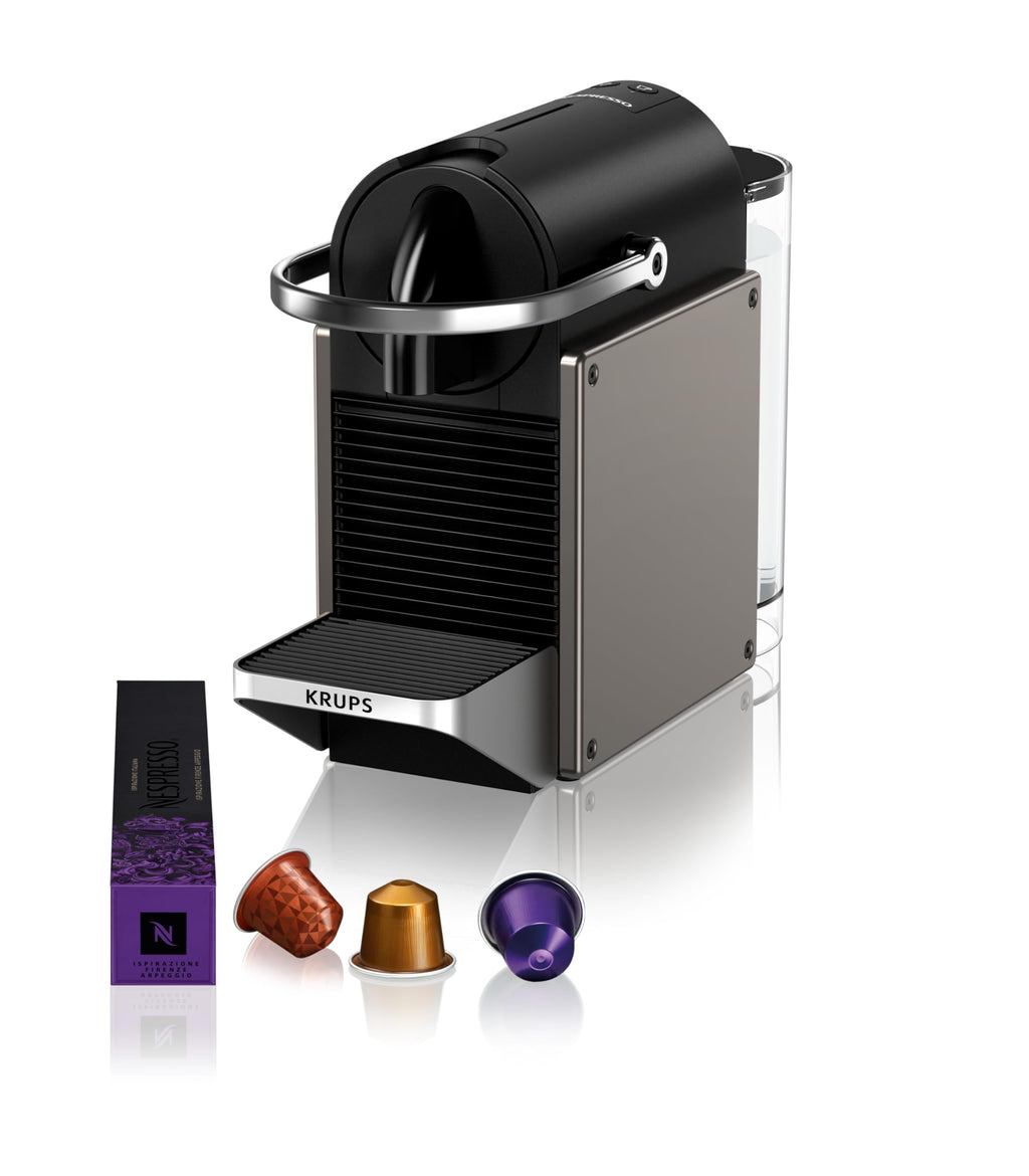 Cafyrex Pixie Titane – Machine à Café à Capsules Design Métal