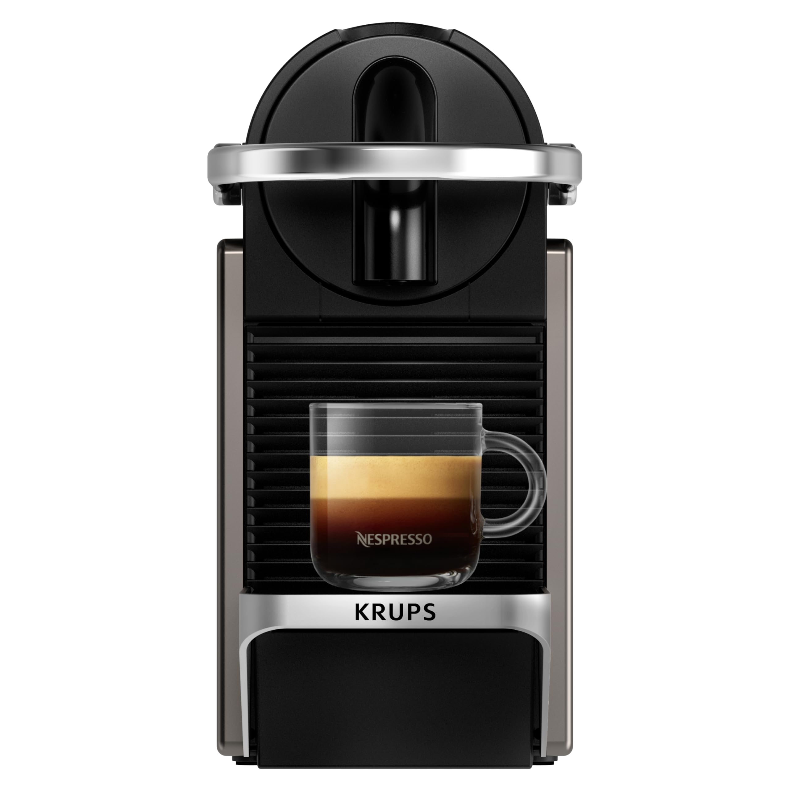 Cafyrex Pixie Titane – Machine à Café à Capsules Design Métal