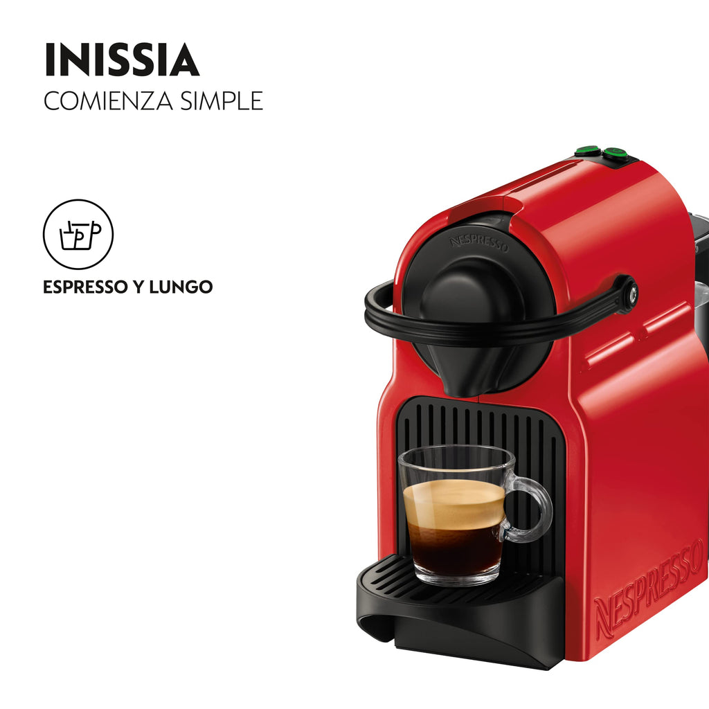 Cafyrex Inissia 0,7 L – Cafetière à Capsules Rouge Rubis