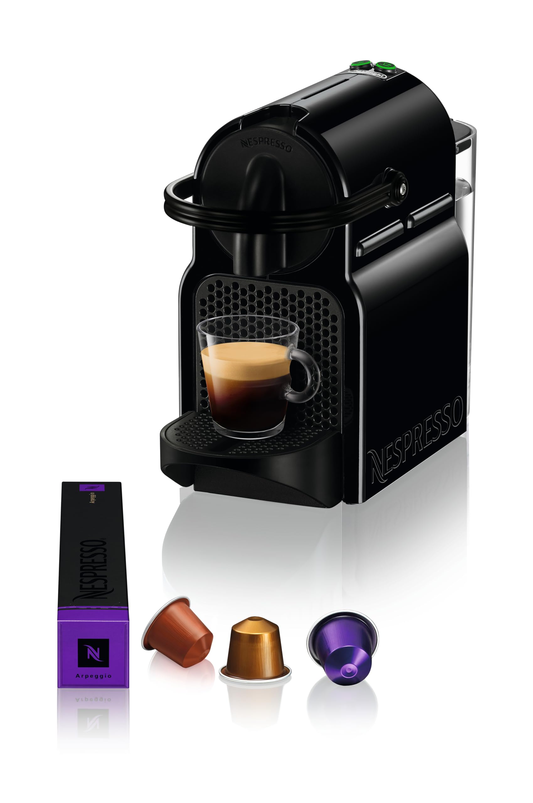 Cafyrex Inissia – Machine à Café Automatique à Capsules, Finition Noire