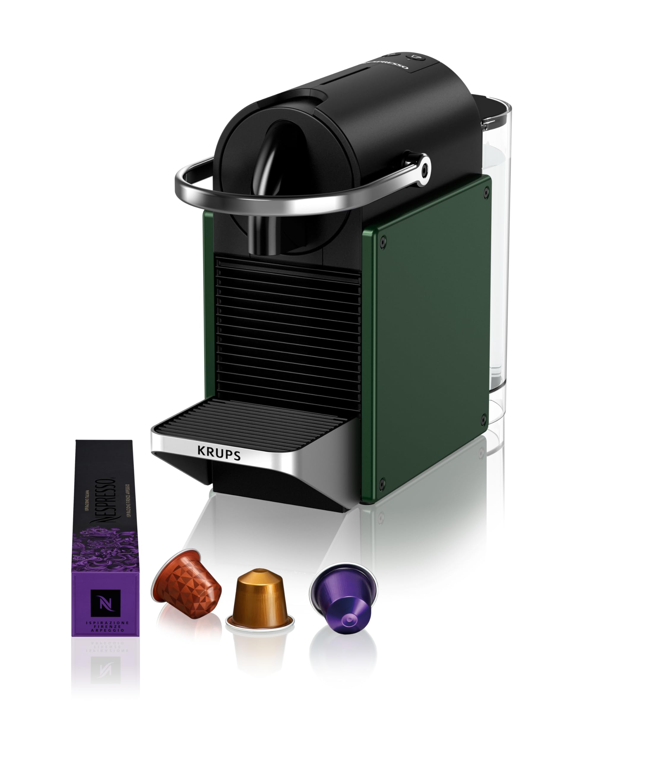 Cafyrex Pixie Vert Foncé – Cafetière à Capsules Compacte