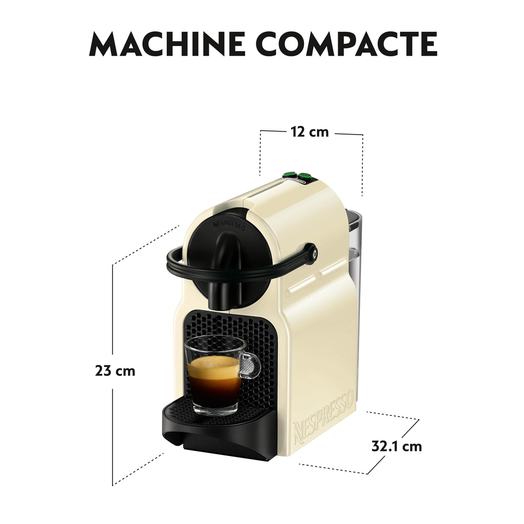 Cafyrex Inissia – Machine à Café Automatique à Capsules, Édition Crème Vanille